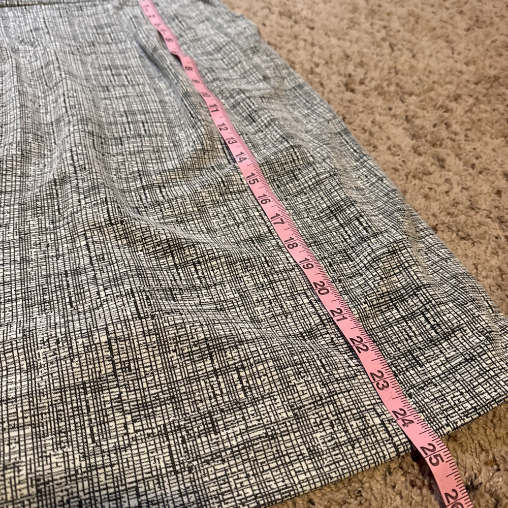 Women's Lands' End Black White Plaid Dress 14 - Picture 5 of 11